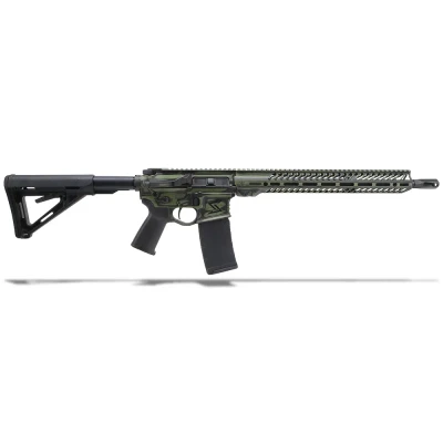 Seekins Precision Nx15 223 Remington/5.56 NATO 16" 30+1 Battle Worn ODG Cerakote