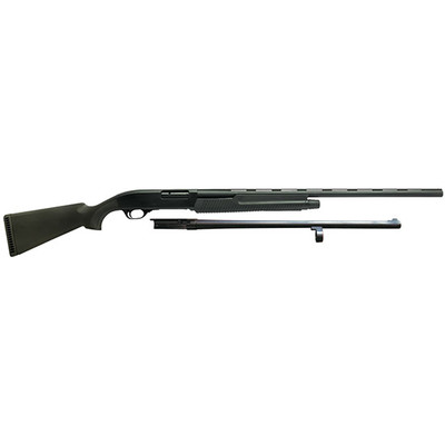 DICKINSON XX3B 12 GA 28" VR & 18.5" 4+1 BLACK CYLINDER COMBO