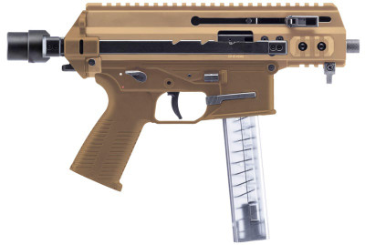 B&T APC9K PRO 9MM 4.3" BARREL 30RD COYOTE TAN TELESCOPIC BRACE ADAPTER