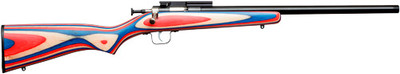 Crickett Rifle G2 .22lr Red - Whiteblue Lam Thrded Bull Bbl