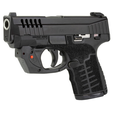 SAVAGE STANCE PISTOL 9MM 32quot BARREL 7ROUNDS BLACK WITH VIRIDIAN ESERIES RED LASER