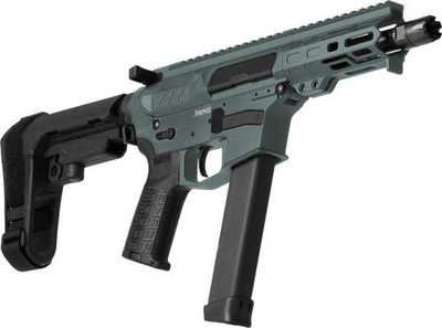 Cmmg Mkgs 9mm 5" 33rd Charcoal Grey Ripbrace Pistol Banshee