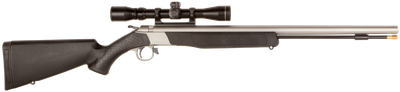 Cva Wolf Rifle Outfit .50cal - Ss/black Syn. W/3-9x32