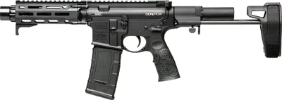Daniel Defense 0208822070047 DDM4 PDW 300 Blackout 7" 30+1 Black Hard Coat Anodized Black Polymer Grip Max Defense CQB Gen7