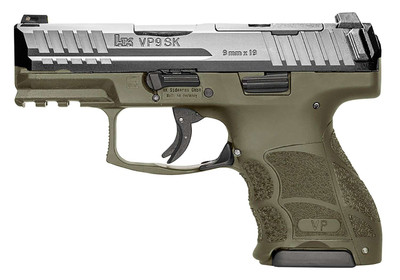 HK VP9SK SUBCOMPACT 9MM 3.39" 13RD GREEN NS