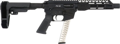 Freedom Ordnance FX9P8S FX9P8S 9mm Luger 8quot 311 Black Anodized Black Polymer SBA3 Pistol Brace