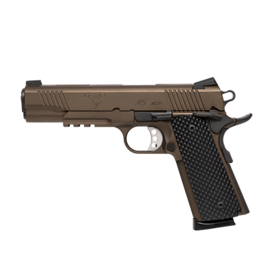 DOUBLESTAR CORPORATION C2G 1911 45ACP 5" 8RD W/ RAIL MIDNIGHT BRONZE