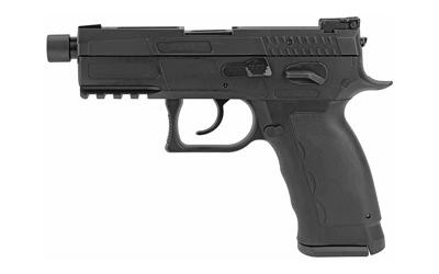 B&T, MK-II, 9MM, 4.3" Barrel, 17 Rounds, Black, Adjustable Sights, 2 Magazines, Shield RMS Interface Semi-automatic, Pistol, Full Size