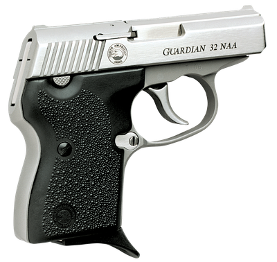 Na Guardian .32naa 6+1 Shot - S/s Black Rubber