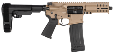 CMMG 54A186A-FDE Banshee 300 MK4 5.7x28mm 5" 20+1 Flat Dark Earth Cerakote Black Magpul MOE Grip CMMG 6 Position RipBrace