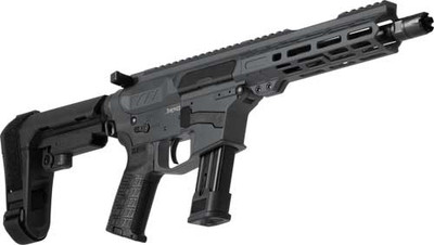 Cmmg Pistol Banshee Mk17 9mm 8" 21rd Ripbrace Sniper Grey