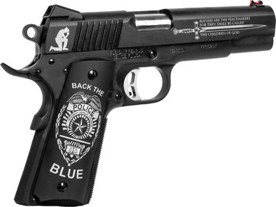 Fusion Firearms 1911 Reaction Police 9mm 5" 9rd Black Grips