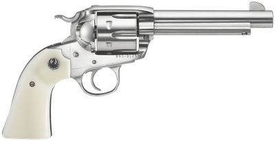 RUGER VAQUERO .357 MAGNUM 5.5" BARREL 6-ROUNDS STAINLESS IVORY GRIPS