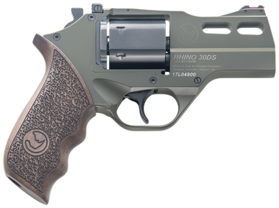 CHIAPPA RHINO 30SAR 357 MAGNUM 3quot 6RD OD GREEN HUNTER WALNUT