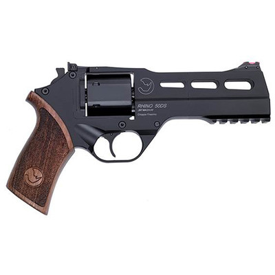 CHIAPPA RHINO 50DS 9MM 5quot 6RD BLKaca FOFS WALNUT