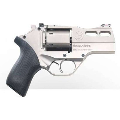 CHIAPPA RHINO 30SAR 357 MAGNUM 3quot 6RD NICKEL RUBBER GRIP