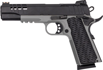 Glfa 1911 Pistol 45acp 5quot Fs  Black Slide Bull Shark Frame