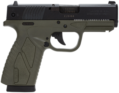 Bersa Bp Cc 9mm Fs  8 Shot Matte Wod Frame
