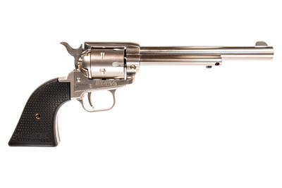 HERITAGE ROUGH RIDER 22 LR 65quot 6RD NICKEL BLACK POLYMER STARS