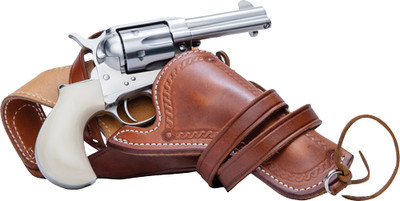 Cimarron Doc Holliday Set 45 Long Colt 35quot 6Rd Stainless Wknife amp Holster