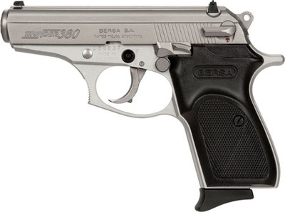 Bersa Thunder .380 ACP, 3.5" Barrel, 8rd, Nickel, Lite, DA
