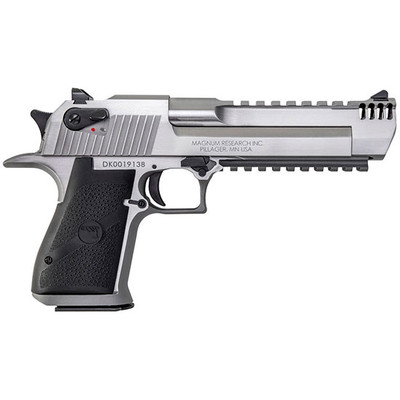 MAGNUM RESEARCH DESERT EAGLE 357 MAG 6quot 9RD STAINLESS STEEL BLACK W INT MUZZLE BRAKE