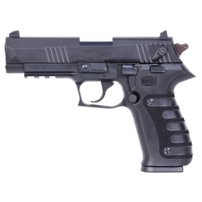 Mauser Rimfire M20 22 LR 4quot Barrel 10rd Black Textured Grip Adjustable Sights
