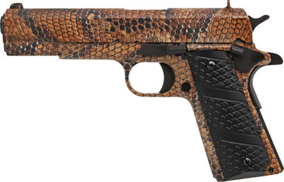 Iver Johnson 1911a1 .45acp 5" Fs 8rd Rattlesnake