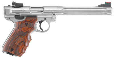 Ruger 40160 Mark IV Hunter 22 LR 688quot 101 Satin Stainless Stainless Steel Slide Target Laminate Grip