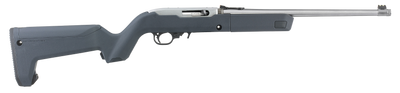 Ruger 31152 1022 Takedown 22 LR 101 1640quot Stealth Gray Magpul X22 Backpacker Stock