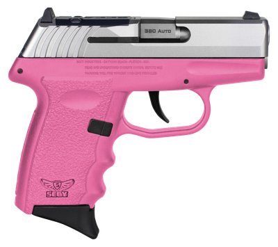 SCCY CPX-3 380 ACP 3.1" BARREL 10RD PINK/ STAINLESS OPTICS READY