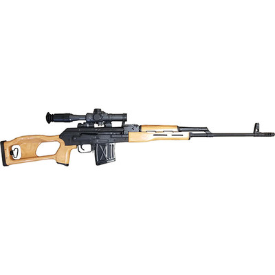 CENTURY ARMS PSL54 762X54MM RUSSIAN 245quot 10RD BLACKBROWN WITH OPTIC