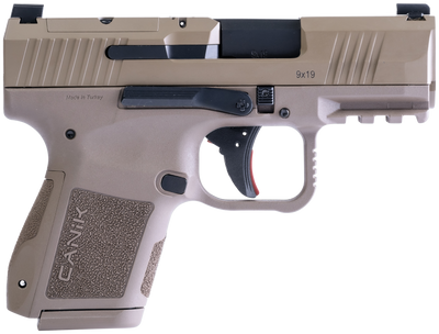 Canik HG7620DN MC9 9mm Luger 121151 318quot Black Steel Barrel Flat Dark Earth Cerakote Optic Ready