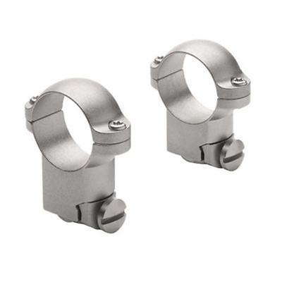 LEU RINGS 1 RUGER M77 SUPER HIGH SILVER