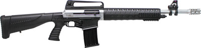 Iver Johnson Stryker 12ga. 3" 20" Ar style 5 sh S.nickel/blk