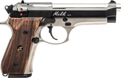 Rock Island Melik 9mm Fs 4.9" 17rd Black Steel Frame