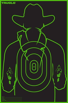 Truglo Tru-see Tru Tg-tg16a12b  Target Gunslinger 12x18 12pk