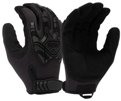 Pyramex Impact Pyra Vgtg40bl  Hook & Loop Blk Lrg