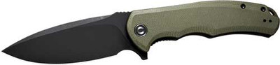 Civivi Knife Praxis 3.75"  Od - Green G10/black Stonewashed