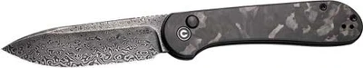 Civivi Knife Elementum 3.47" - Marble Carbon Fiber/blk Stnwsh