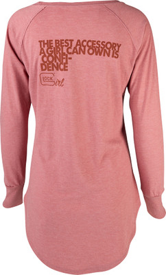 Glock Oem Girl Confidence - Shirt Long Sleeve Large Blush<