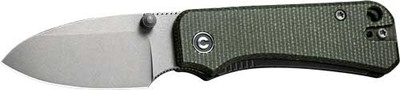 Civivi Knife Baby Banter 2.34" - Green Micarta/gray Stnwsh