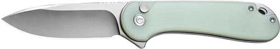 Civivi Knife Elementum Ii 2.96 - " Natural G10/satin Bttn Lock
