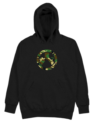 Magpul Industries Corp Woodland Camo Mag1258001s  Hoodie Sm Blk