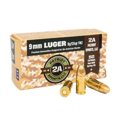 STV 9MM 124gr FMJ  50 Rounds (FDR)