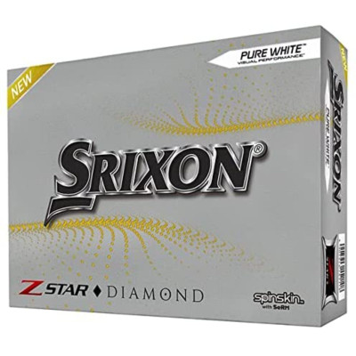 Srixon ZStar Diamond Golf Ball White Dozen
