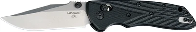Hogue Deka 3.25" Able Lck Fldr  Clip Point G10 Frame Black