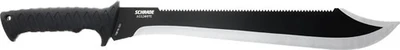 Schrade Knife Decimate Sawback  Machete 14.5" Ss/black