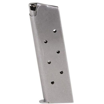 Metalform 1911 Government/Commander 10mm Auto 8 Rounds Stainless Steel Construction Natural Finish Full Size Magazine