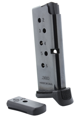 Cpd Magazine Ruger Lcp  .380acp 6rd Gloss Black